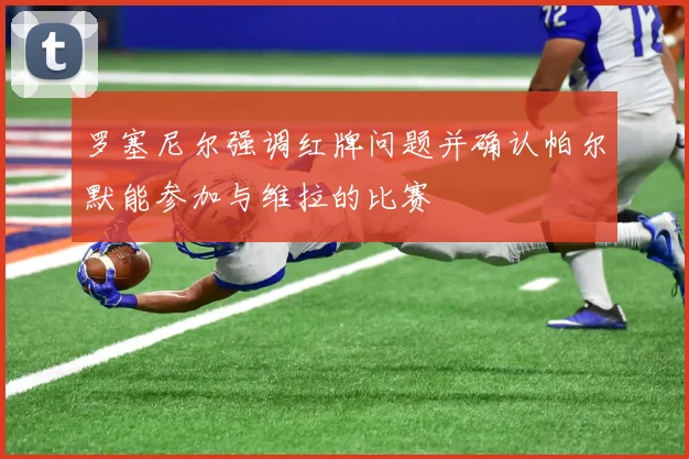 罗塞尼尔强调红牌问题并确认帕尔默能参加与维拉的比赛